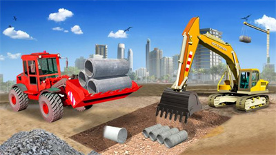 Heavy construction simulator